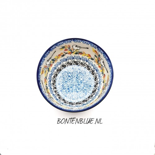 986 Bunzlau Rice bowl M Ø 14 cm decor Unikat 5235X