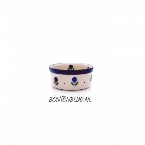 A95 Bunzlau Soufflé / Crème brûlée XS Ø 8 cm decor 135X Blue Berry