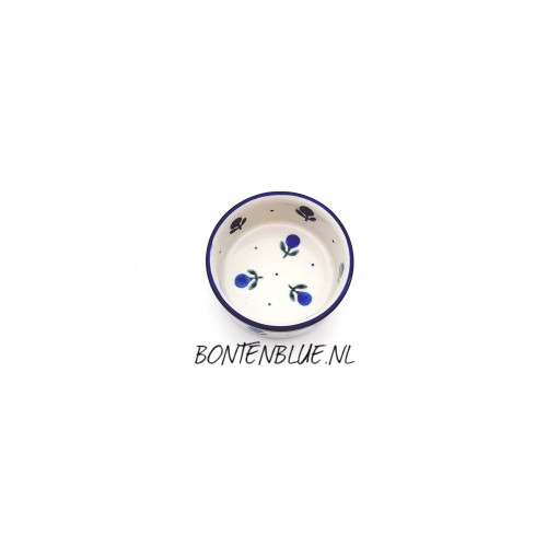 A95 Bunzlau Soufflé / Crème brûlée XS Ø 8 cm decor 135X Blue Berry