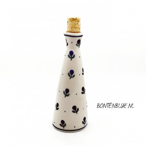 B83 Bunzlau Botle for oil decor 135X Blue Berry