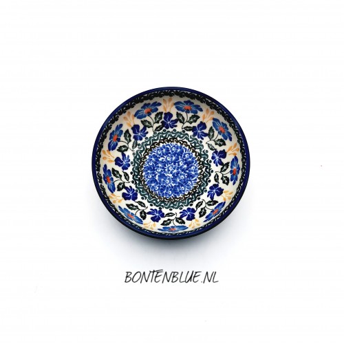 B89 Bunzlau Serveer schaaltje S Ø 13 cm decor 1643X B89 Bunzlau Serveer schaaltje S Ø 13 cm decor 1643X