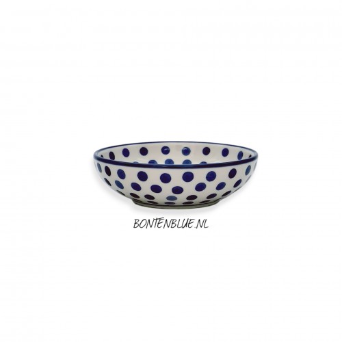 B89 Bunzlau Serving bowl S Ø 13 cm decor 61X Blue Dots