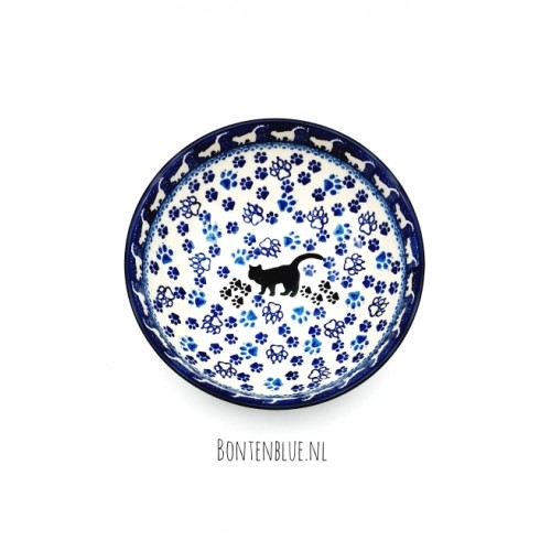 B90 Serveer schaal M Ø 17,0 cm decor 1771X Zwarte Poes