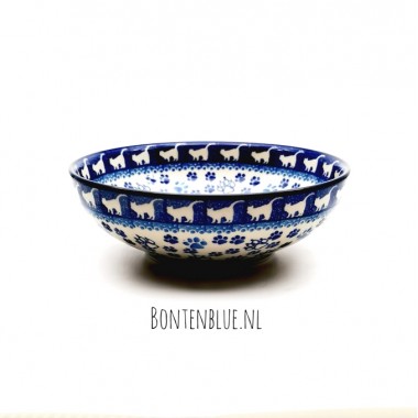 B90 Serveer schaal M Ø 17,0 cm decor 1771X Zwarte Poes