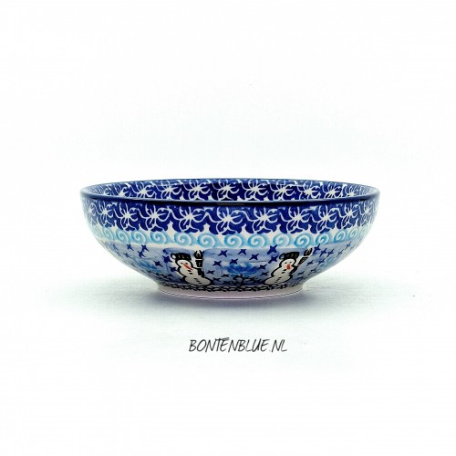 B90 Serveer schaal M Ø 17,0 cm decor Unikat U1634X Kerst