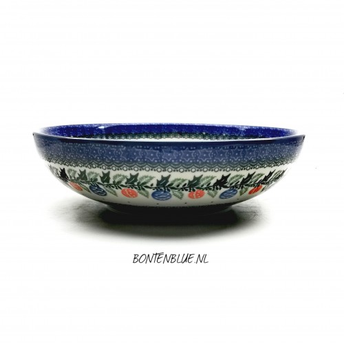 B91 Bunzlau Serving bowl L Ø 22,5 cm decor 1258X Kerst