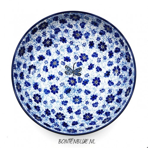 B91 Bunzlau Serving bowl L Ø 22,5 cm decor 1443X Dragonfly B91 Bunzlau Serving bowl L Ø 22,5 cm decor 1443X Dragonfly