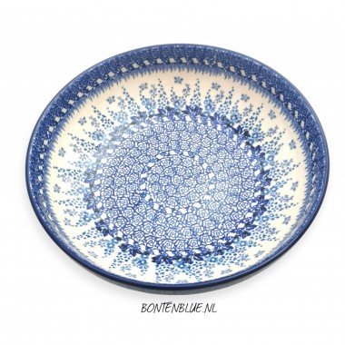 B91 Bunzlau Serveer schaal L Ø 22,5 cm decor 3277X