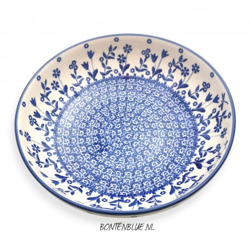 B91 Bunzlau Serveer schaal L Ø 22,5 cm decor 3312X
