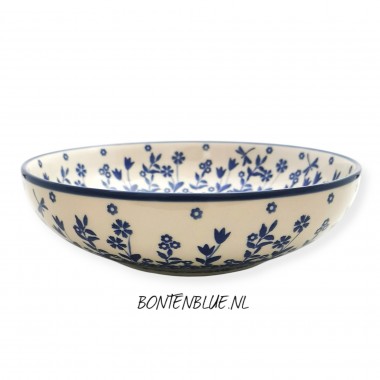 B91 Bunzlau Serveer schaal L Ø 22,5 cm decor 3312X