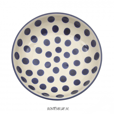 B91 Bunzlau Serveer schaal L Ø 22,5 cm decor 36X B91 Bunzlau Serveer schaal L Ø 22,5 cm decor 36X