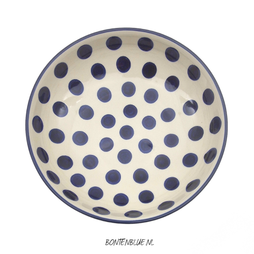 B91 Bunzlau Serveer schaal L Ø 22,5 cm decor 36X