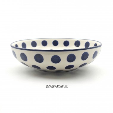 B91 Bunzlau Serveer schaal L Ø 22,5 cm decor 36X