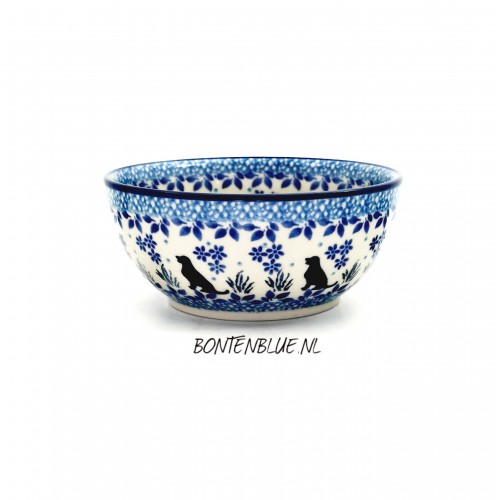 B92 Bunzlau Rice bowl S Ø 12 cm decor 2856X dog