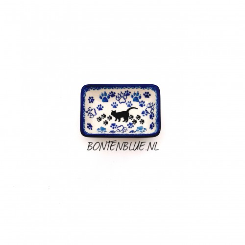 C20 Bunzlau Sushi schaaltje decor 1771X Zwarte poes