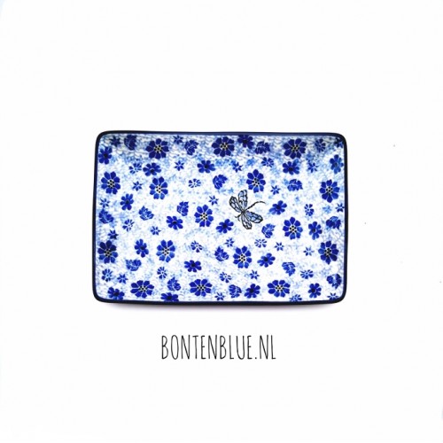 C21 Bunzlau Sushi serving dish M 15,0 x 21,5 cm decor 1443X Dragonfly C21 Bunzlau Sushi serving dish M 15,0 x 21,5 cm decor 1443X Dragonfly