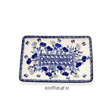 C21 Bunzlau Sushi serveerschaal M 15,0 x 21,5 cm decor 2900X
