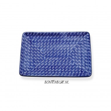 C21 Bunzlau Sushi serveerschaal M 15,0 x 21,5 cm decor 2964X