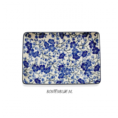 C21 Bunzlau Sushi serveerschaal M 15,0 x 21,5 cm decor 3428X