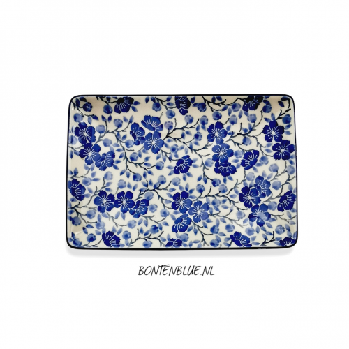 C21 Bunzlau Sushi serveerschaal M 15,0 x 21,5 cm decor 3428X