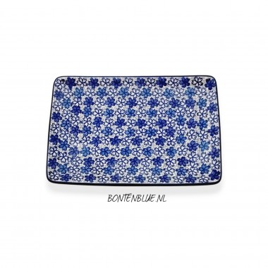 C21 Bunzlau Sushi serveerschaal M 15,0 x 21,5 cm decor 3457X