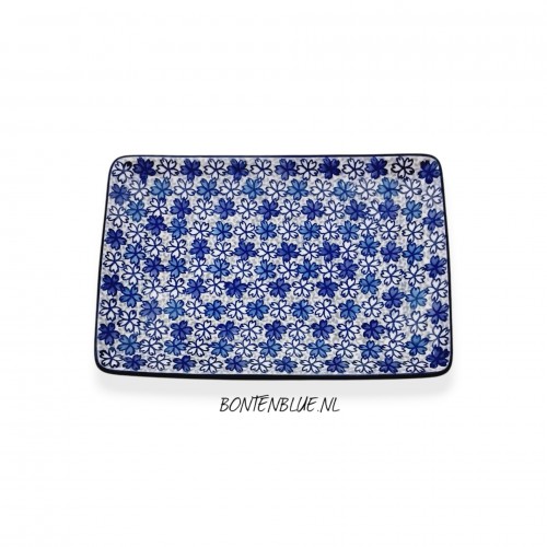 C21 Bunzlau Sushi serving dish M 15,0 x 21,5 cm decor 3457X
