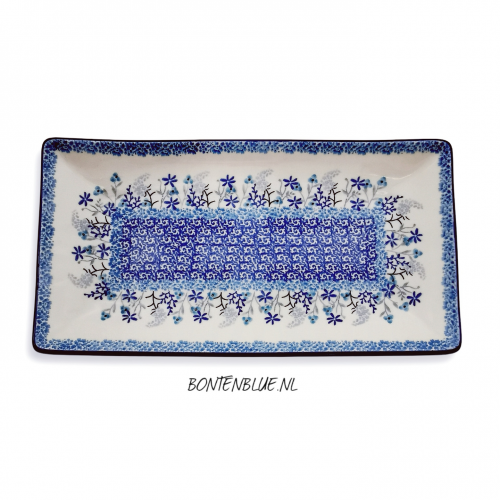 C26 Bunzlau Sushi serving dish L 16,5 cm x 30,0 cm decor 2922X Festive