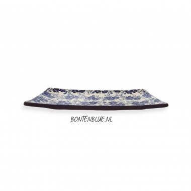 C26 Bunzlau Sushi serveerschaal L 16,5 cm x 30,0 cm decor 3428X