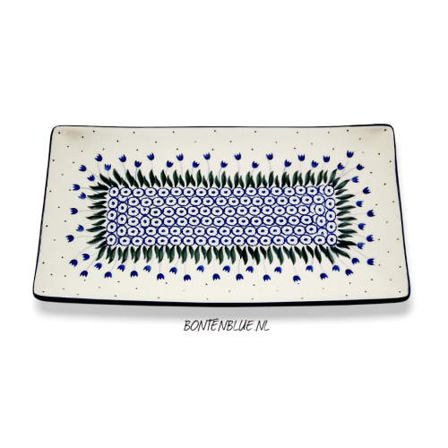 C26 Bunzlau Sushi serving dish L 16,5 cm x 30,0 cm decor 490AX