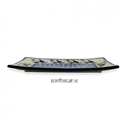 C26 Bunzlau Sushi serving dish L 16,5 cm x 30,0 cm decor 