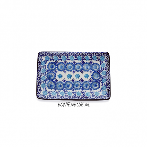 C27 Bunzlau Sushi serving dish S 12 x 18 cm decor 3359X
