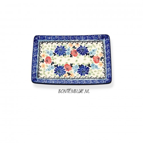 C27 Bunzlau Sushi serving dish S 12 x 18 cm decor 