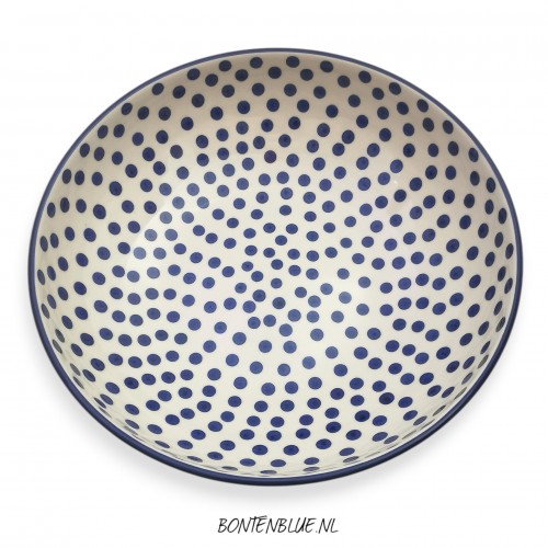 C36 Bunzlau Serving bowl XL Ø 27,0 cm decor 61X Blue Dots