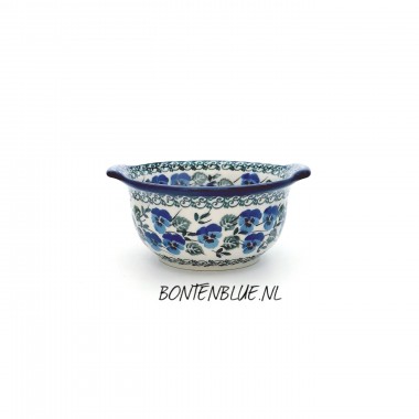 D14 Bunzlau Soepkom decor 2273X Blue Violin