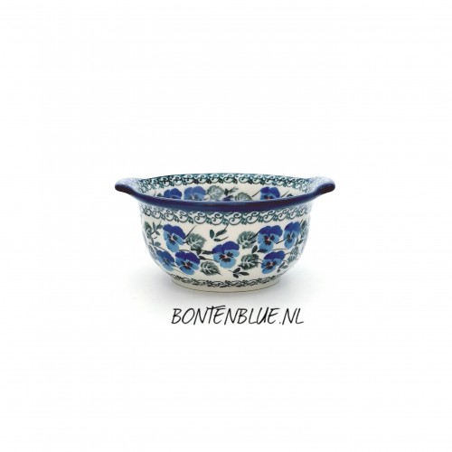 D14 Bunzlau Soepkom decor 2273X Blue Violin