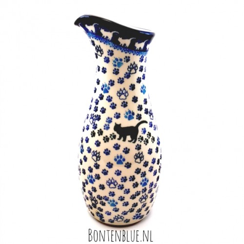 D18 Bunzlau Waterkan 1 Liter decor 1771X Poes