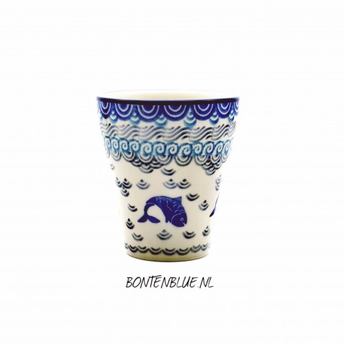 D19 Bunzlau Water jug 190 ml decor 2372X fish