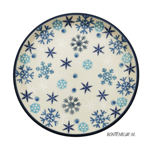 D21 Bunzlau Cake bordje Ø 12.3 cm decor 2782X Kerst