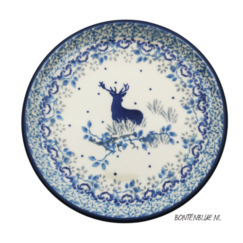 D21 Bunzlau Cake plate Ø 12.3 cm decor 2858X Kerst D21 Bunzlau Cake plate Ø 12.3 cm decor 2858X Kerst