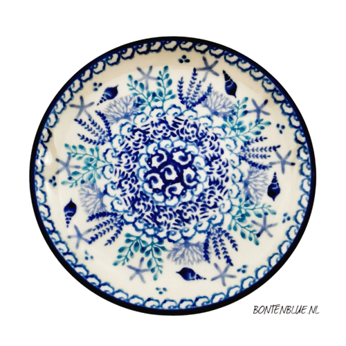 D21 Bunzlau Cake bordje Ø 12.3 cm decor 2990X