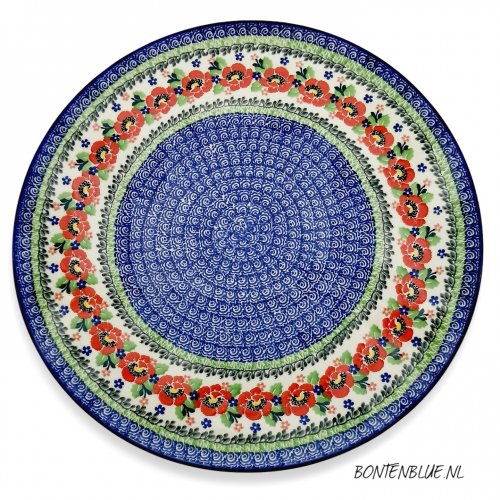 D53 Bunzlau Pizza / Serving plateau Ø 33 cm decor 3219X