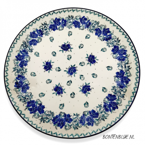 D53 Bunzlau Pizza / Serving plateau Ø 33 cm decor 