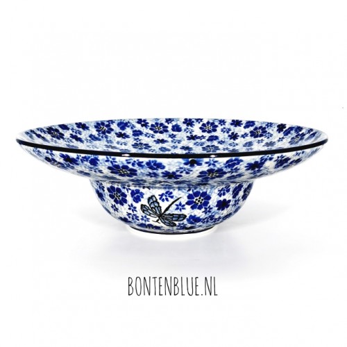 D86 Bunzlau Spaghetti plate Ø 25 cm decor 1443X Dragonfly D86 Bunzlau Spaghetti plate Ø 25 cm decor 1443X Dragonfly