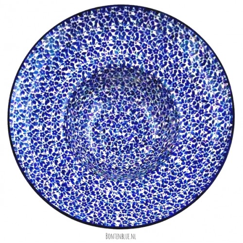 D86 Bunzlau Spaghetti bord Ø 25 cm decor 2396 Indigo