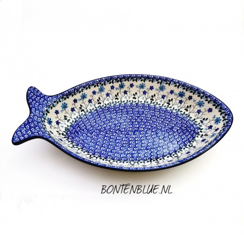 E23 Bunzlau Serving dish Fish M decor 2785X