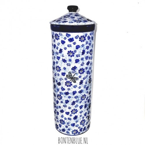 F06 Bunzlau Spaghetti jar decor 1443X Dragonfly