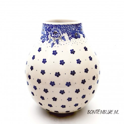 F14 Bunzlau Vase L H 24,5 cm decor 1975