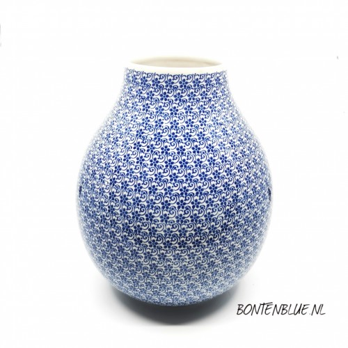 F14 Bunzlau Vase L H 24,5 cm decor 2111