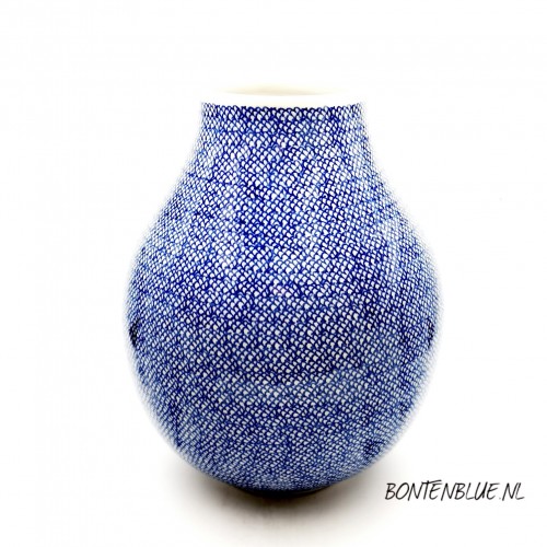 F14 Bunzlau Vase L H 24,5 cm decor 2955
