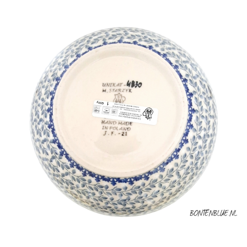 F14 Bunzlau Vase L H 24,5 cm decor Unikat 4830 F14 Bunzlau Vase L H 24,5 cm decor Unikat 4830